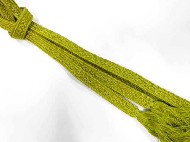 正絹　手組帯締め